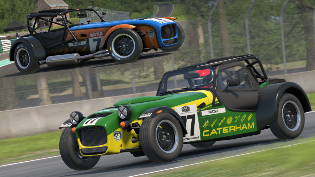 Caterham Seven Academy and 420R race cars now available in the iRacing simulator (Photo credit: Caterham/iRacing)