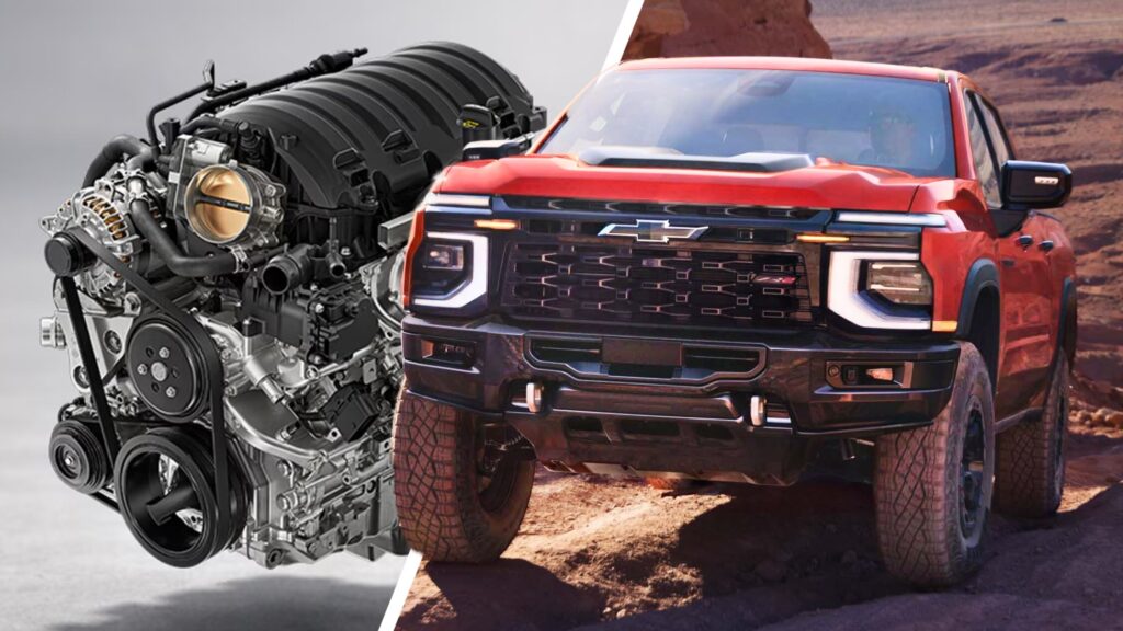 GM sixth-generation small-block V8 engine for the 2027 Silverado and Sierra (Photo credit: GM)