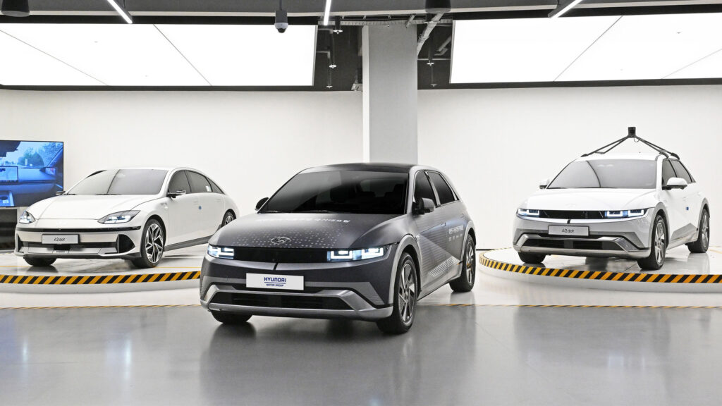 Hyundai autonomous driving technology demonstration with Nvidia partnership (Photo credit: Hyundai)