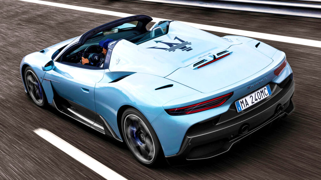 Maserati electric vehicle concept representing the brand's Huawei and JAC partnership (Photo credit: Maserati)